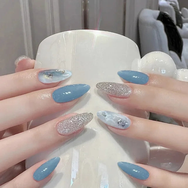 Luxora™ Press-On – Ocean Mist
