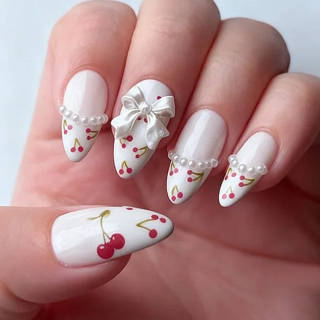 Luxora™ Press-On – Cherry Blossom