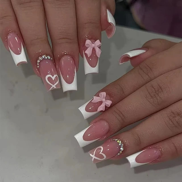 Luxora™ Press-On – Pink Romance
